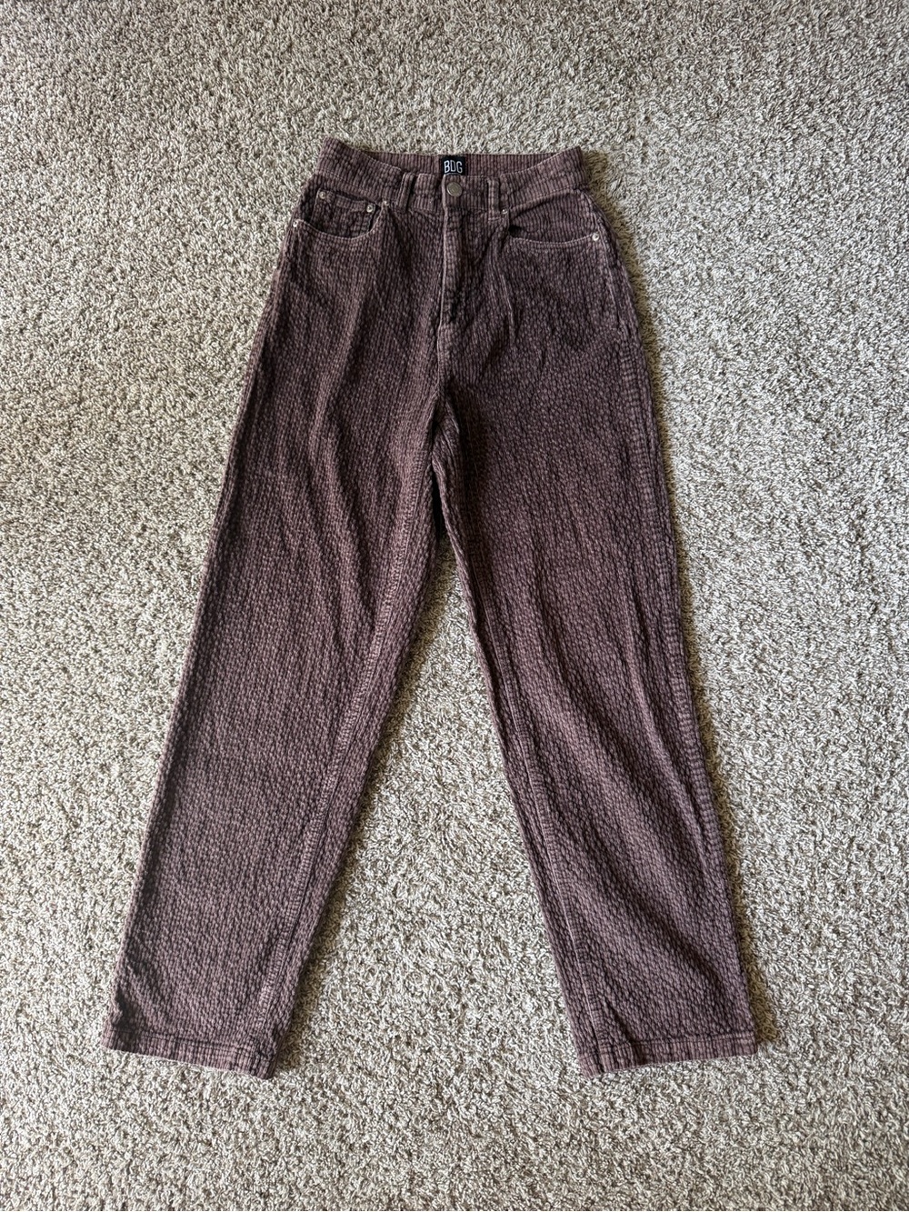 BDG Women's Straight-Leg Jeans in Deep Brown